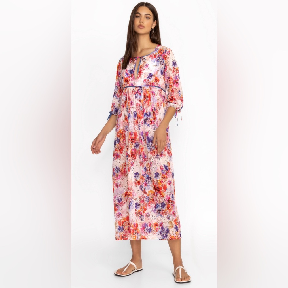 Johnny Was - Summer Days Eyelet Midi Dress